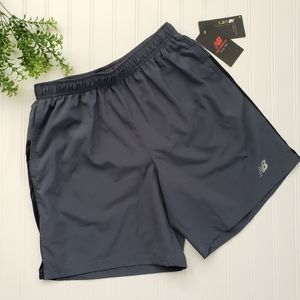 New Balance Shorts Athletic Running Shorts NWT Pockets Gray size Medium